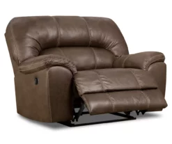 Stallion Brown Snuggle Up Recliner -FurniHub Store 810168898 1