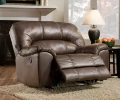 Stallion Brown Snuggle Up Recliner -FurniHub Store 810168898 3