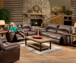 Stallion Brown Snuggle Up Recliner -FurniHub Store 810182518 810182519 810168898 1