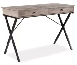 Real Living Rustic 2-Drawer Writing Desk -FurniHub Store 810343918