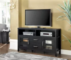 Black TV Media Stand 7 Black TV Media Stand -FurniHub Store 810344693 3
