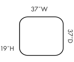 Fallston Slate Ottoman -FurniHub Store 810348751 5