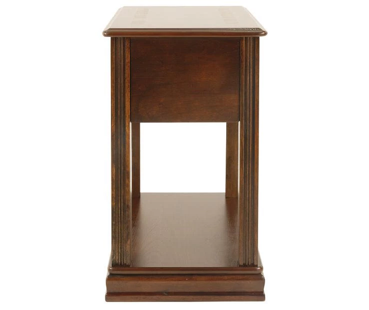 Breegin Brown End Table With Removable Tray 5 Breegin Brown End Table With Removable Tray - Image 3