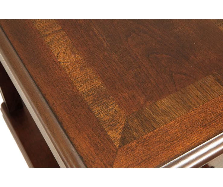 Breegin Brown End Table With Removable Tray 12 Breegin Brown End Table With Removable Tray - Image 10