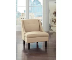Clarinda Cream Accent Chair -FurniHub Store 810363291 2 1