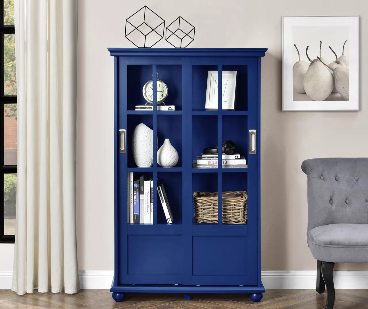 Ameriwood Glass Door 4-Shelf Bookcases 10 Ameriwood Glass Door 4-Shelf Bookcases - Image 8