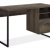 Distressed Brown Oak Desk -FurniHub Store 810369306 1 1