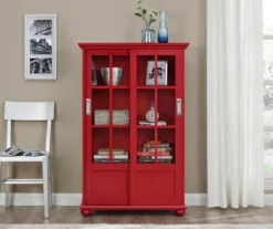 Ameriwood Glass Door 4-Shelf Bookcases 18 Ameriwood Glass Door 4-Shelf Bookcases -FurniHub Store 810369312