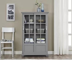 Ameriwood Glass Door 4-Shelf Bookcases 20 Ameriwood Glass Door 4-Shelf Bookcases -FurniHub Store 810369313