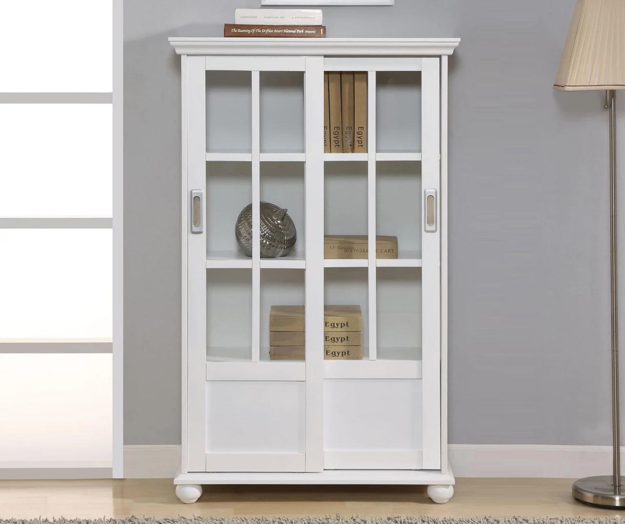 Ameriwood Glass Door 4-Shelf Bookcases 8 Ameriwood Glass Door 4-Shelf Bookcases - Image 6
