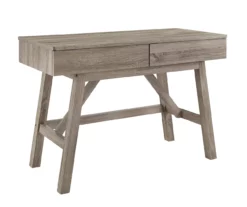 Margo Gray 2-Drawer Wood Desk -FurniHub Store 810386284 A0 1
