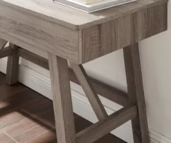 Margo Gray 2-Drawer Wood Desk -FurniHub Store 810386284 A0 8