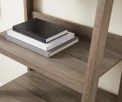 Margo Gray 5-Shelf Ladder Bookcase -FurniHub Store 810386286 B8