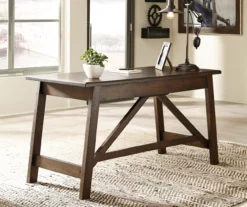 Baldridge Brown Desk -FurniHub Store 810389272