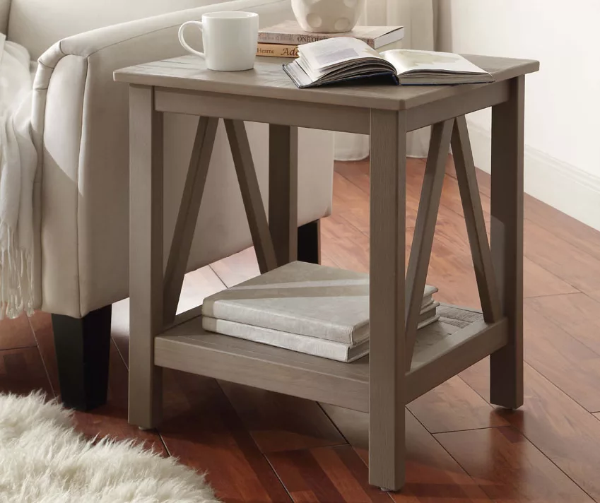Rockford Rustic Gray End Table 4 Rockford Rustic Gray End Table - Image 2