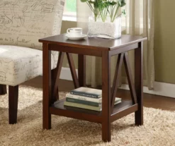 Rockford Antique Tobacco End Table -FurniHub Store 810389562 4