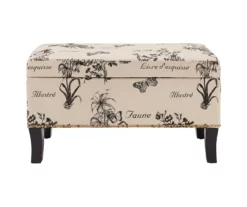 Claudia Botanical Storage Ottoman -FurniHub Store 810389625 A0 2