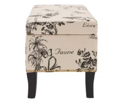 Claudia Botanical Storage Ottoman -FurniHub Store 810389625 A0 3