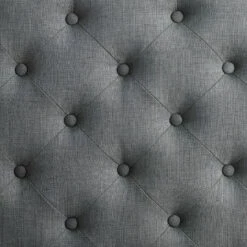 Claire Charcoal Square French Country Ottoman -FurniHub Store 810389632 4