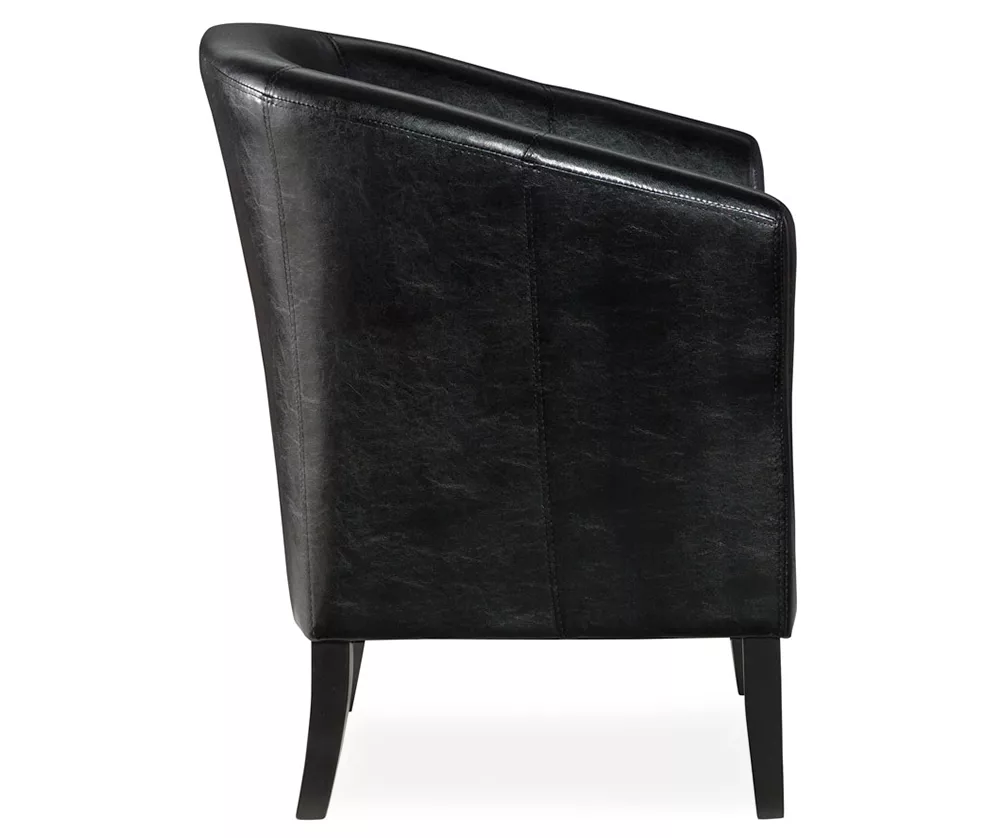 Spencer Faux Leather Club Armchair 9 Spencer Faux Leather Club Armchair - Image 7