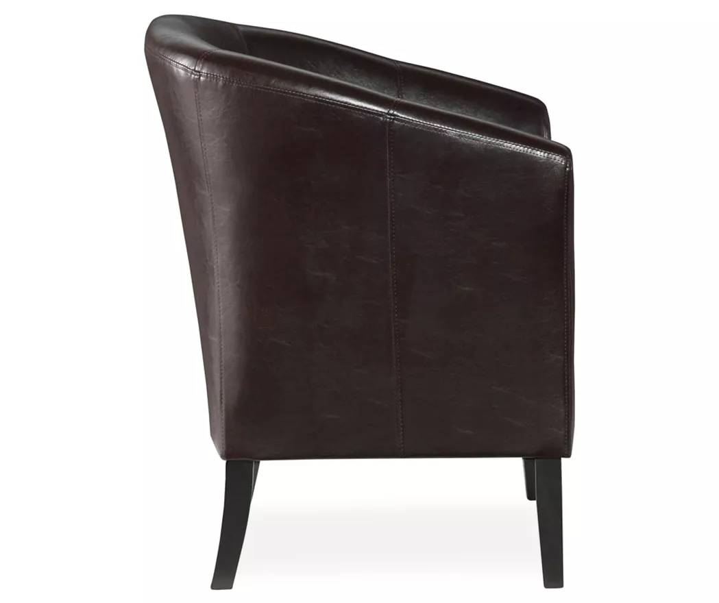 Spencer Faux Leather Club Armchair 13 Spencer Faux Leather Club Armchair - Image 11