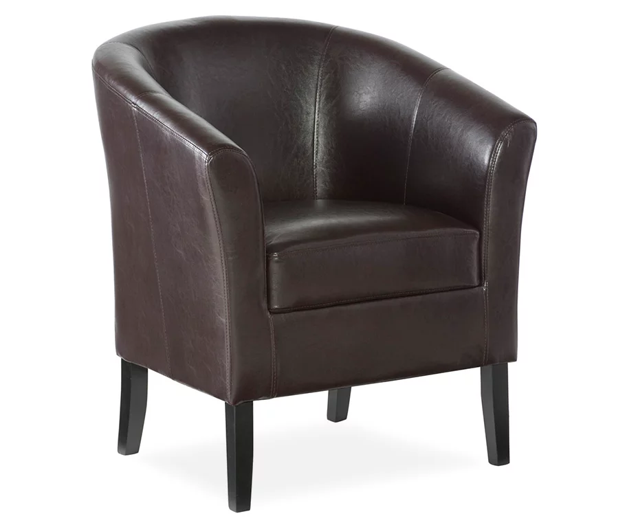 Spencer Faux Leather Club Armchair 5 Spencer Faux Leather Club Armchair - Image 3