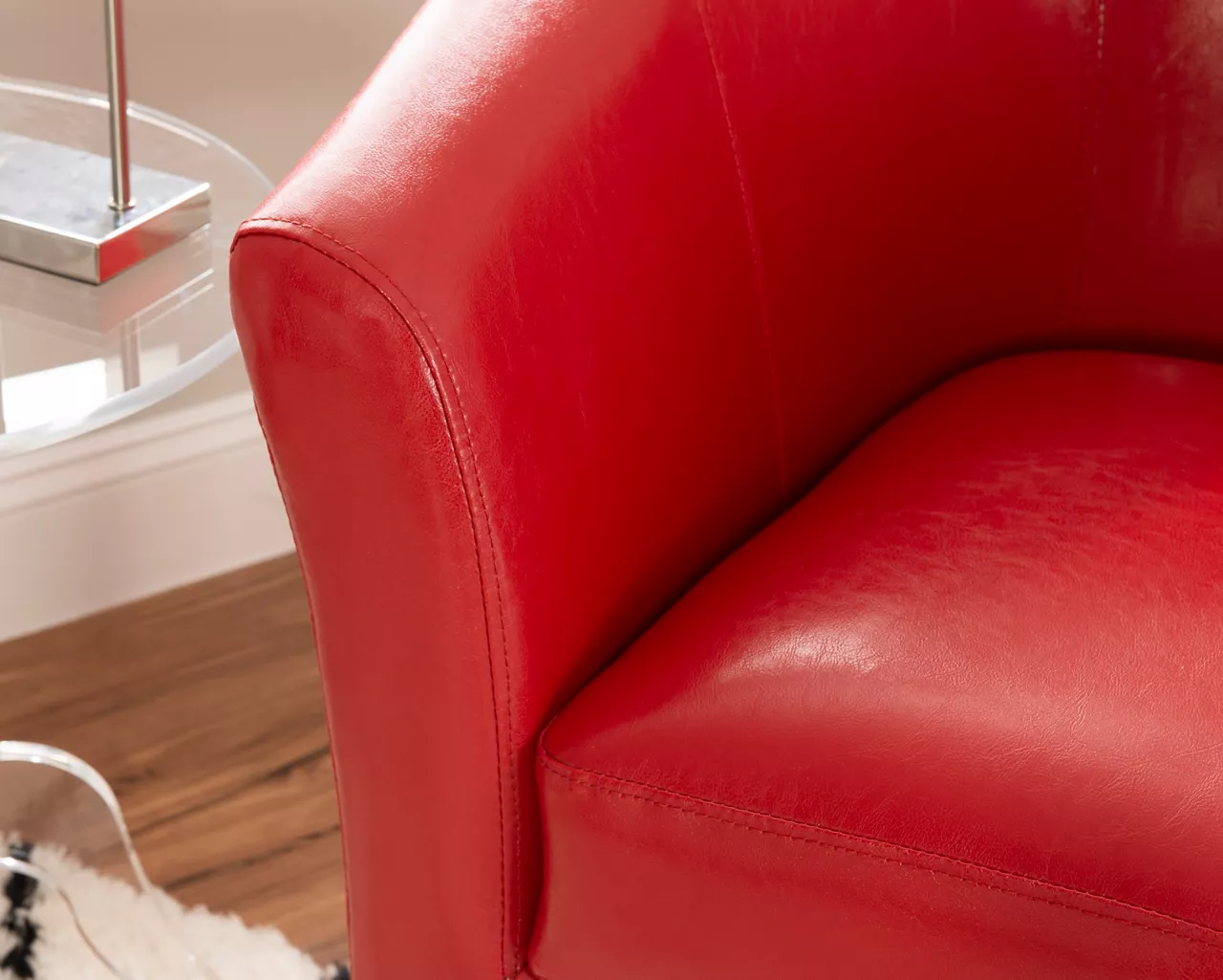 Spencer Faux Leather Club Armchair 19 Spencer Faux Leather Club Armchair - Image 17