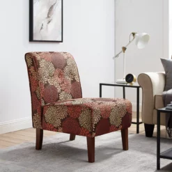Hannah Harvest Marigold Armless Accent Chair 8 Hannah Harvest Marigold Armless Accent Chair -FurniHub Store 810389647 1 1