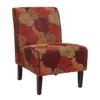 Hannah Harvest Marigold Armless Accent Chair -FurniHub Store 810389647 5