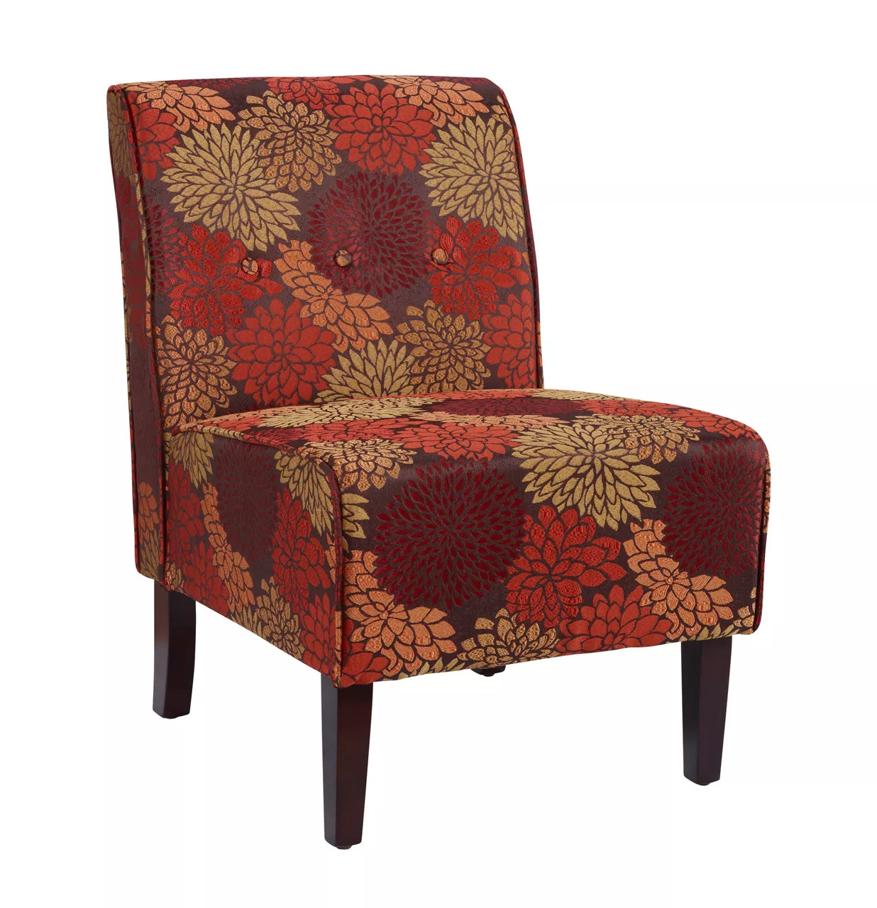 Hannah Harvest Marigold Armless Accent Chair 3 Hannah Harvest Marigold Armless Accent Chair
