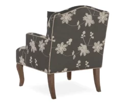Gray Floral Bergere Armchair 10 Gray Floral Bergere Armchair -FurniHub Store 810389649 2 1