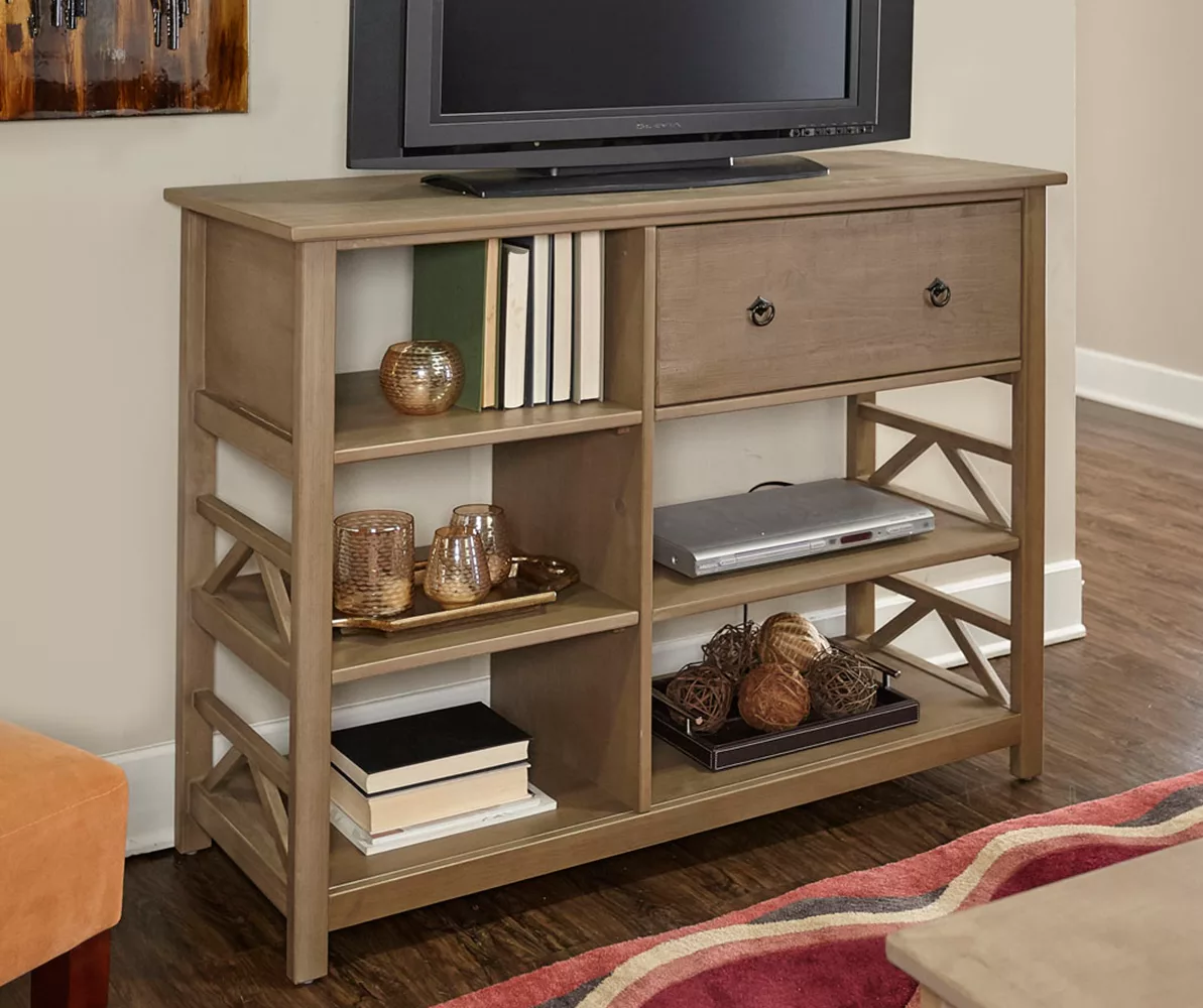 Rockford Rustic Gray 5-Shelf TV & Media Center 4 Rockford Rustic Gray 5-Shelf TV & Media Center - Image 2