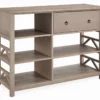 Rockford Rustic Gray 5-Shelf TV & Media Center 1 Rockford Rustic Gray 5-Shelf TV & Media Center -FurniHub Store 810389684 2