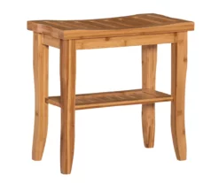 18" Pierce Bamboo Bathroom Stool -FurniHub Store 810389685 A0 1