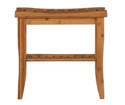 18" Pierce Bamboo Bathroom Stool -FurniHub Store 810389685 A0 2