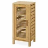Pierce Bamboo Single Door Floor Cabinet -FurniHub Store 810389686 1