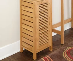 Pierce Bamboo Single Door Floor Cabinet -FurniHub Store 810389686 3