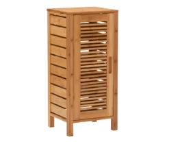 Pierce Bamboo Single Door Floor Cabinet -FurniHub Store 810389686 A0 1