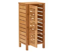 Pierce Bamboo Single Door Floor Cabinet -FurniHub Store 810389686 A0 3