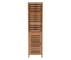 Pierce Bamboo 3-Shelf Tall Cabinet -FurniHub Store 810389688 A0 2
