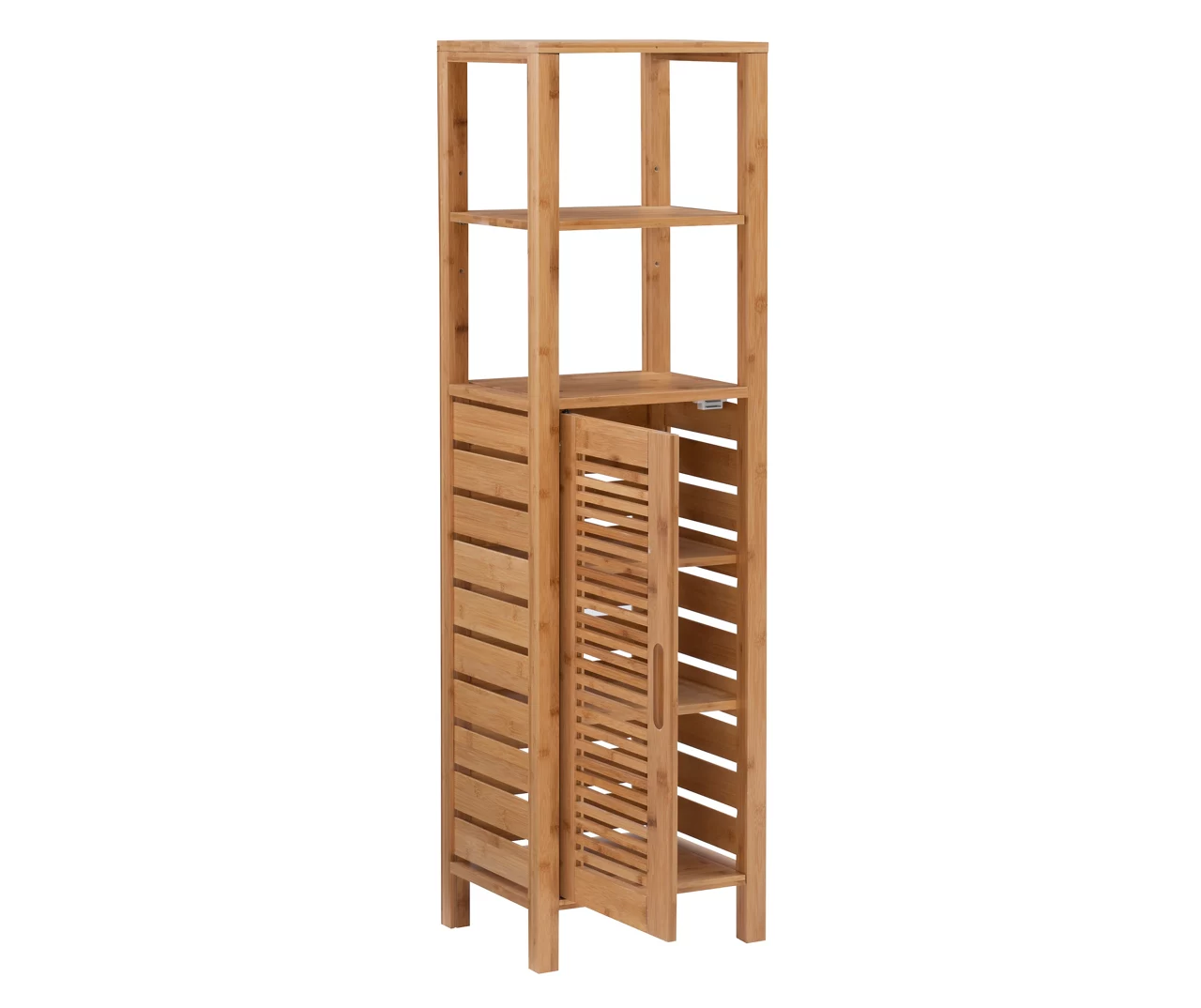 Pierce Bamboo 5-Shelf Mid Cabinet 14 Pierce Bamboo 5-Shelf Mid Cabinet - Image 12