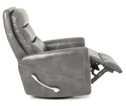 Real Living Bolero Faux Leather Swivel Glider Recliner -FurniHub Store 810394206 2