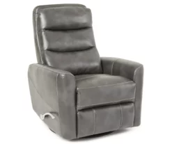 Real Living Bolero Faux Leather Swivel Glider Recliner -FurniHub Store 810394206 5