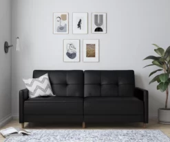 Ameriwood Avianna Faux Leather Coil Futon 32 Ameriwood Avianna Faux Leather Coil Futon -FurniHub Store 810405140 5 1