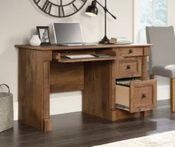 Vintage Oak Computer Desk -FurniHub Store 810406217 3