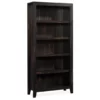 Dakota Char 5-Shelf Pine Bookcase -FurniHub Store 810406228 1