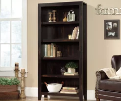 Dakota Char 5-Shelf Pine Bookcase -FurniHub Store 810406228 3
