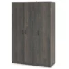 Rodeo Weathered Oak 3-Door Wardrobe -FurniHub Store 810409561