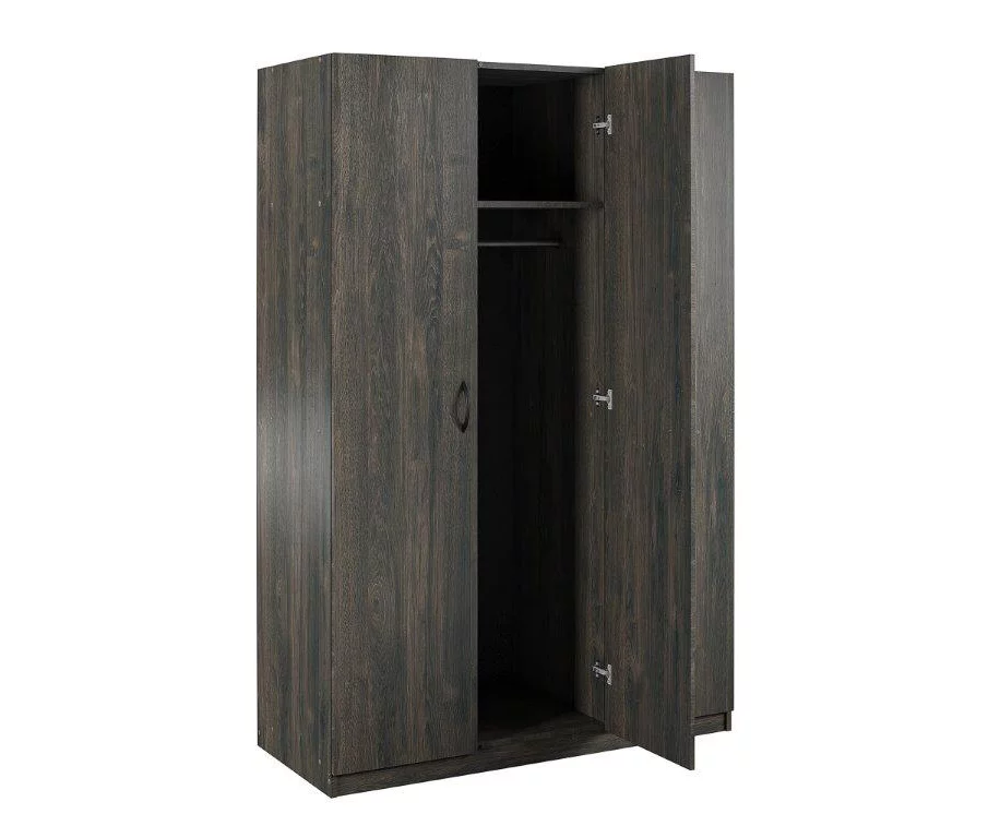 Rodeo Weathered Oak 3-Door Wardrobe 7 Rodeo Weathered Oak 3-Door Wardrobe - Image 5