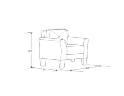 Hayward Gray Armchair 15 Hayward Gray Armchair -FurniHub Store 810413820 11